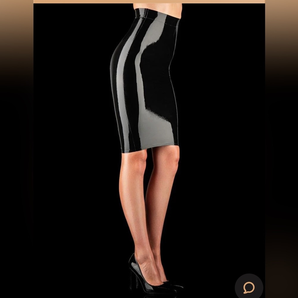 Honey Birdette latex skirt